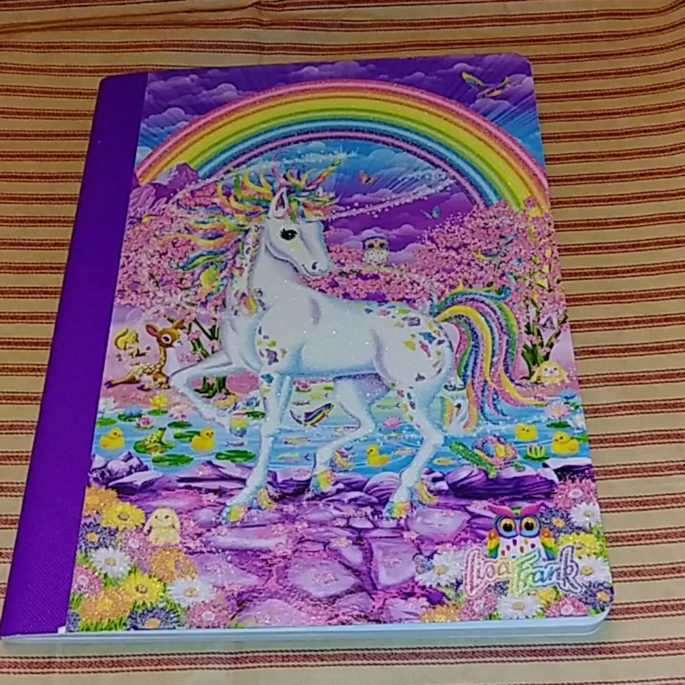 NEW Lisa Frank Composition Unicorn Notebook